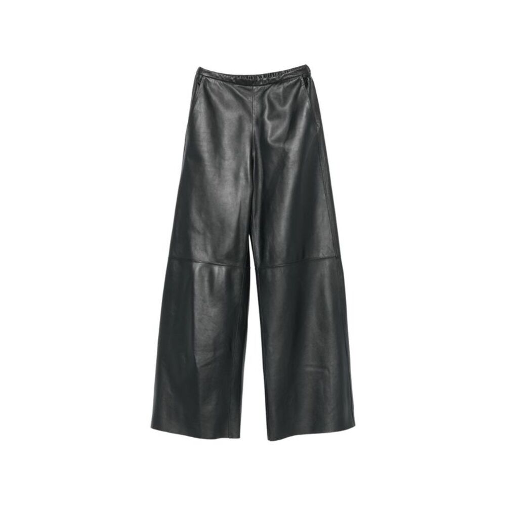 Forte Forte Women Leather High-Waisted Trousers